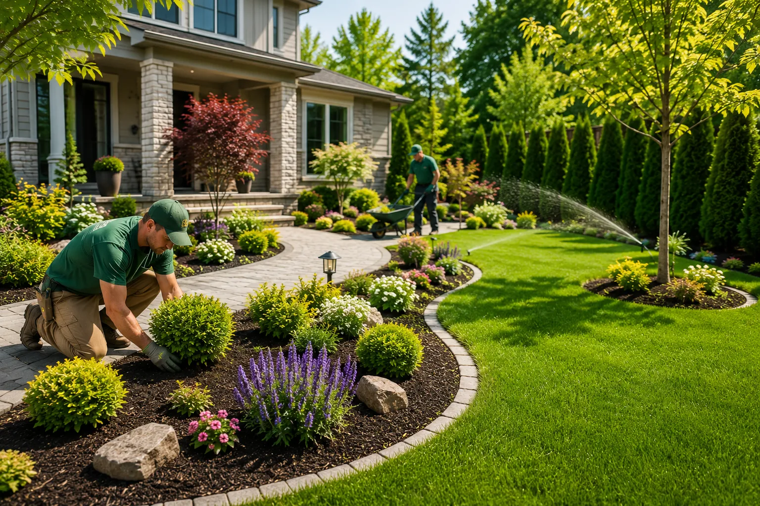 Premium estate landscaping